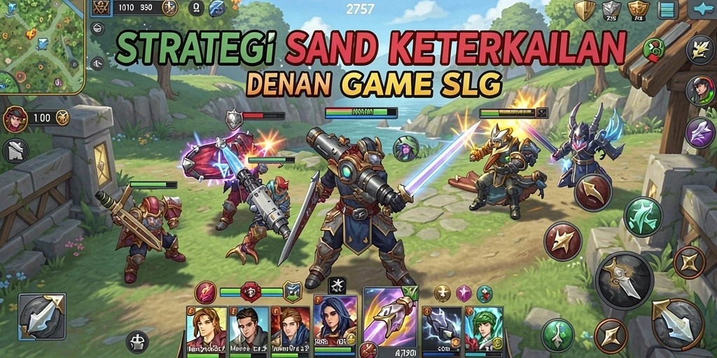 Tangkapan layar dari gameplay strategis 2757 yang mendebarkan.