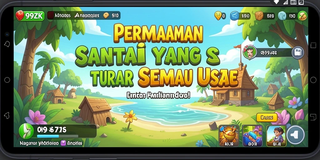 Screenshot 99ZK menampilkan gameplay yang menarik dan menyenangkan.
