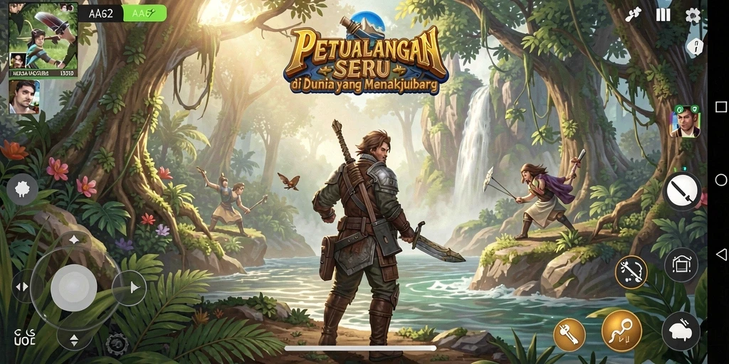 Gameplay <strong>AA62</strong> yang memukau dan menantang di dunia petualangan.