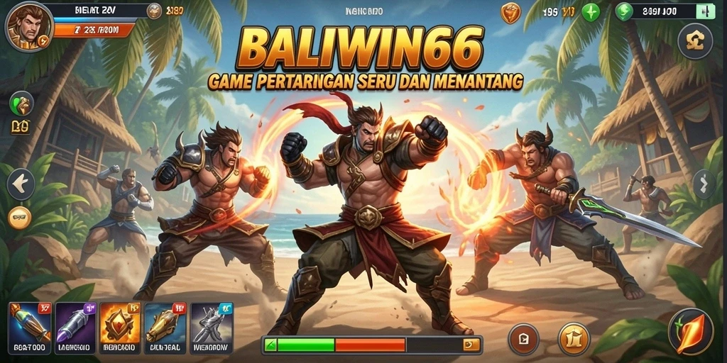 Tampilan menarik dari gameplay BALIWIN66 yang penuh aksi pertarungan.