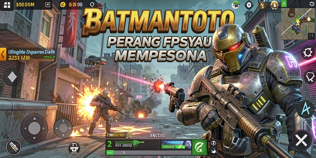 Tampilkan aksi menegangkan dalam gameplay FPS BATMANTOTO.