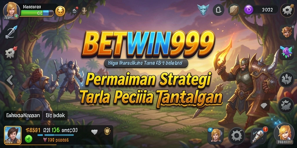 Screenshot gameplay BETWIN999 menampilkan aksi strategi yang mendebarkan.