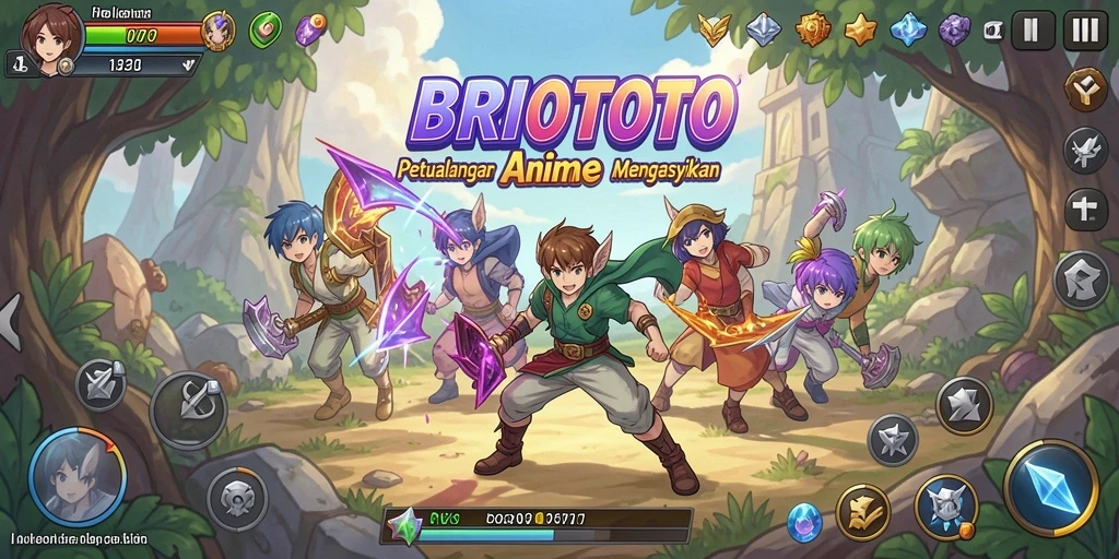 Tampilan gameplay BRIOTOTO yang mengasyikkan dan penuh warna.