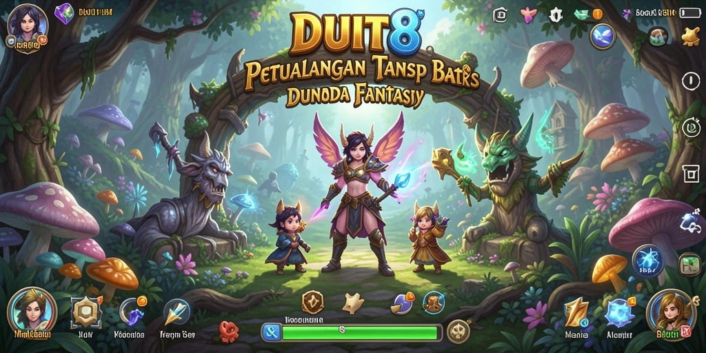 Tampilan gameplay seru dari DUIT8 dalam dunia ARPG.