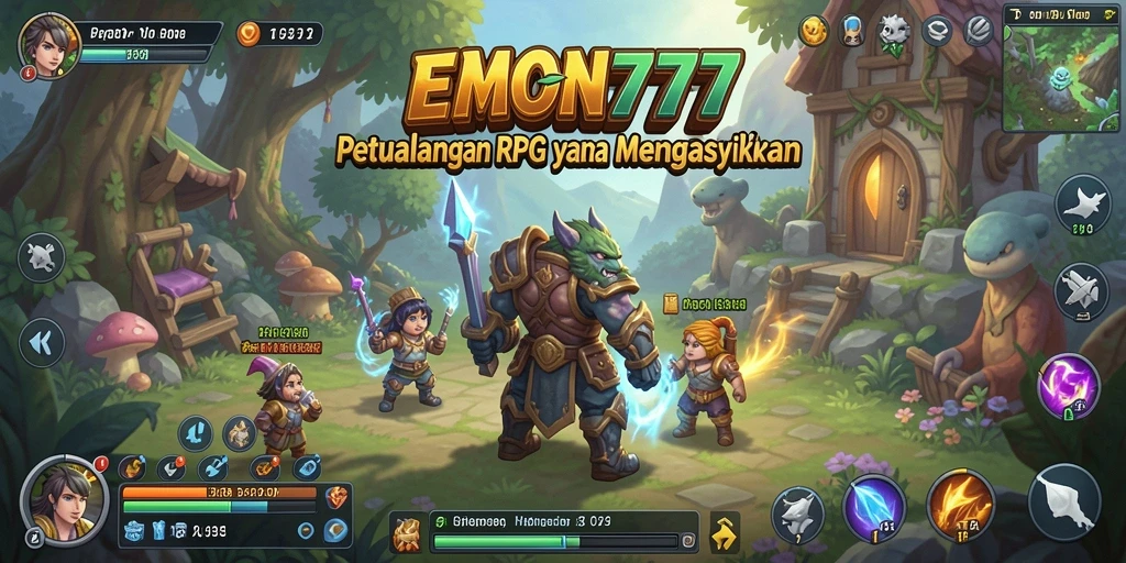 Tampilan gameplay seru dan penuh aksi dalam EMON777.