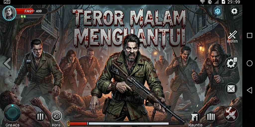 Tampilan gameplay FA99 yang mencengangkan dan menyeramkan.