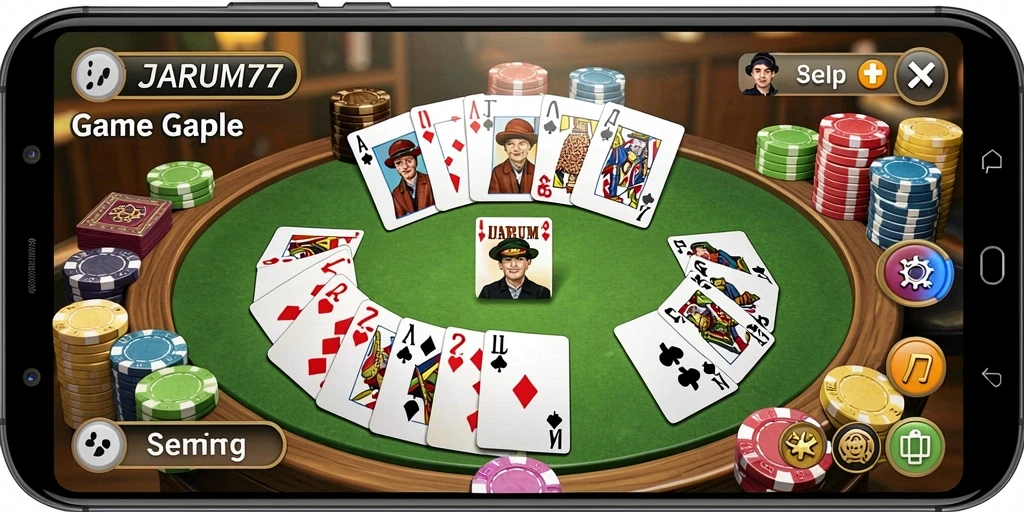 Tampilan gameplay JARUM77 yang mengasyikkan dan interaktif.