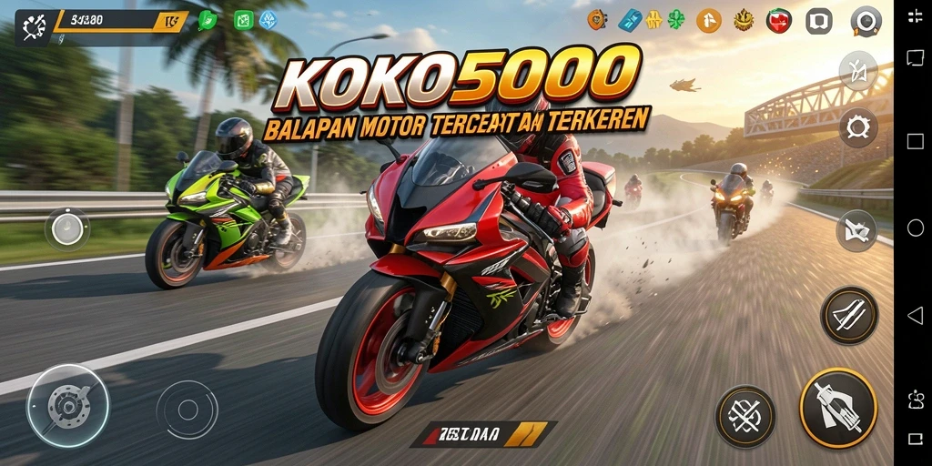 Gameplay KOKO5000 yang mendebarkan dan penuh aksi.