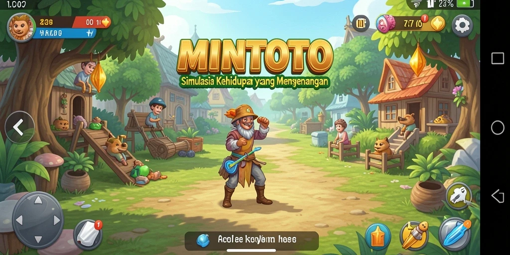 Tampilan gameplay MINTOTO yang menarik dan interaktif.