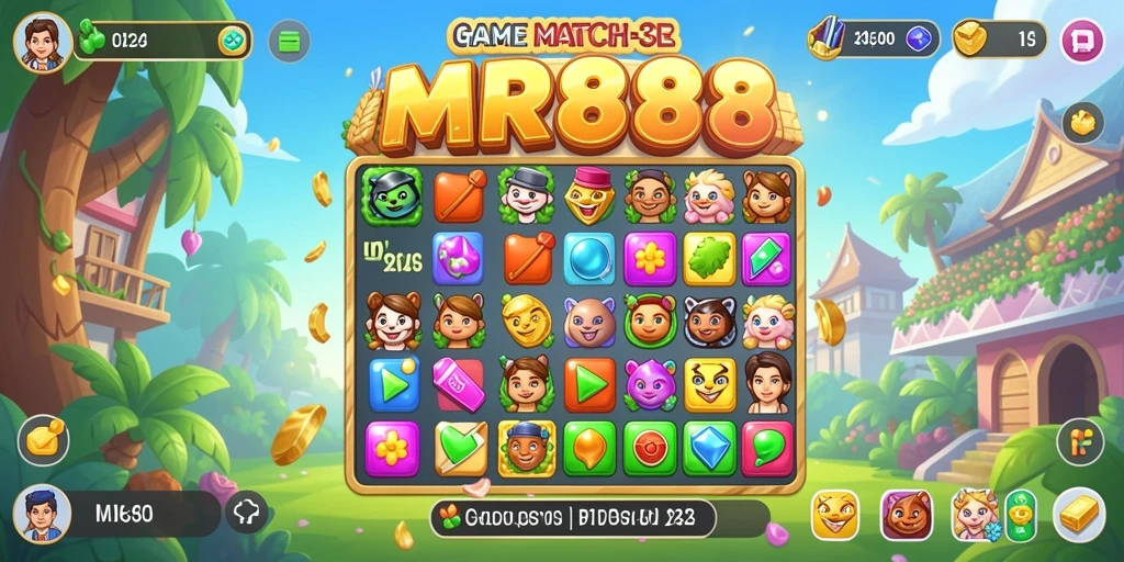 Screenshot gameplay menunjukkan keseruan dan tantangan dalam MR888.