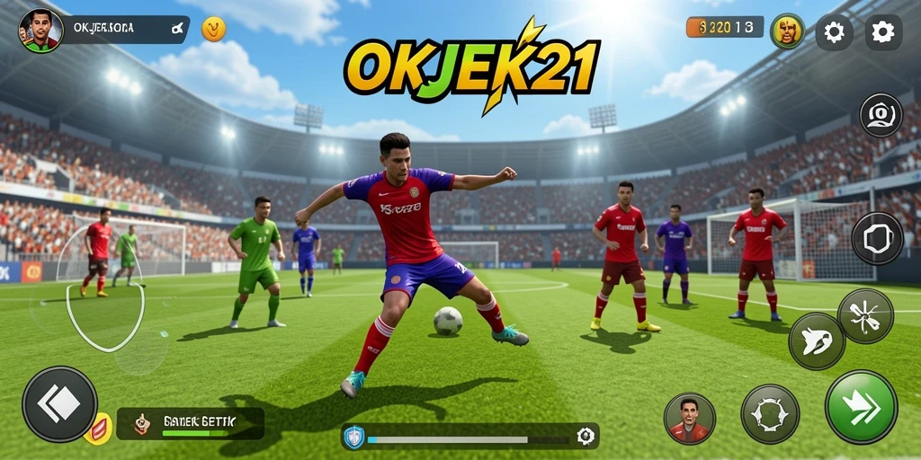 Gameplay seru OKJEK21 dengan aksi olahraga penuh adrenaline.