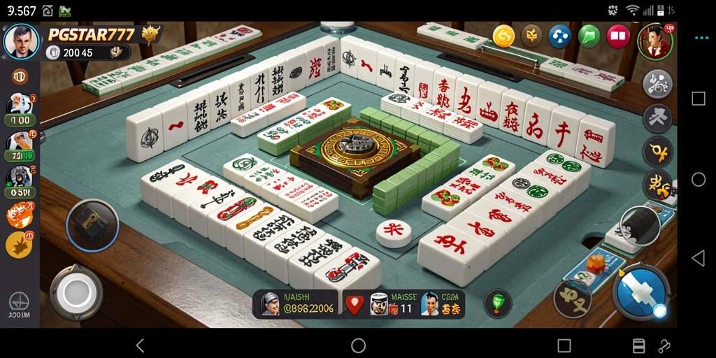 Screenshot PGSTAR777 menampilkan gameplay Mahjong yang seru dan penuh tantangan.