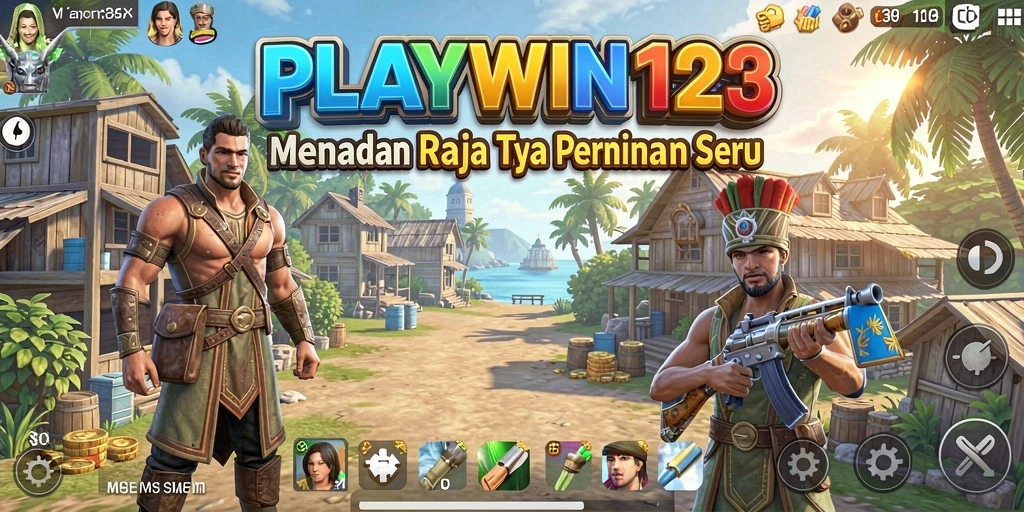 Screenshot gameplay PLAYWIN123 yang menunjukkan pengelolaan bisnis Tycoon.