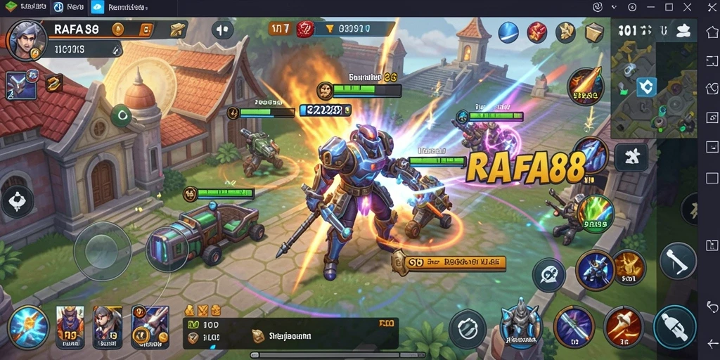 Tampilan khas gameplay <strong>RAFA88</strong> yang menantang dan strategis.