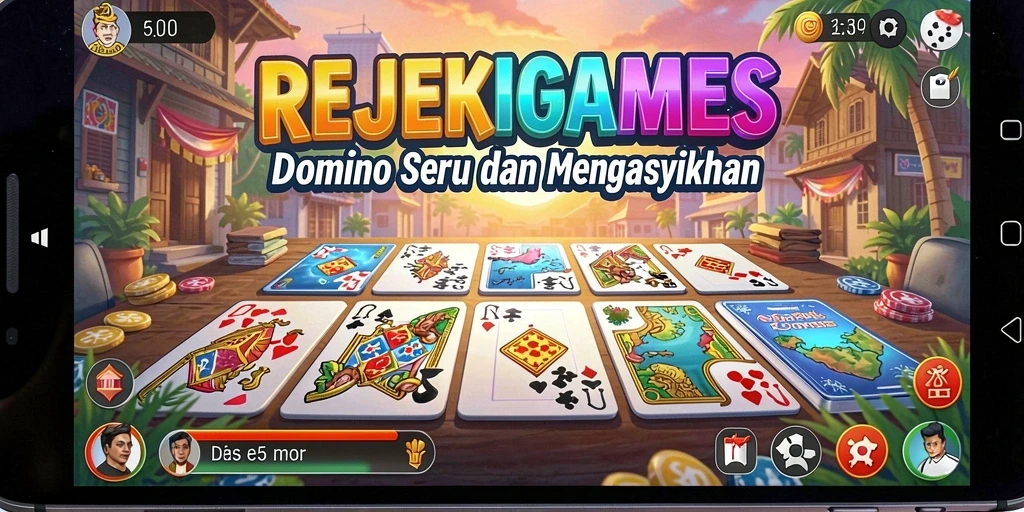 Tampilan gameplay seru di REJEKIGAMES dengan interaksi antar pemain.