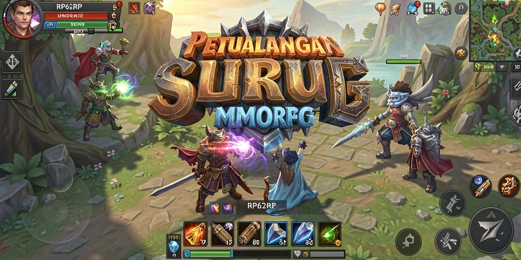 Gameplay seru RP62RP menampilkan aksi dan petualangan menarik.