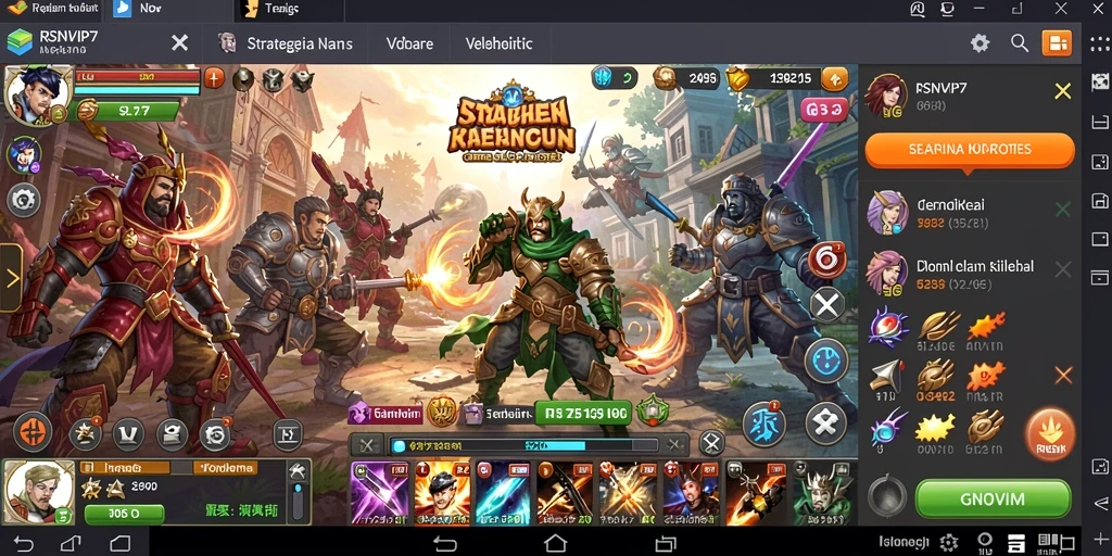 Tampilan gameplay dinamis dalam RSNVIP7 dengan berbagai strategi yang dapat diterapkan.