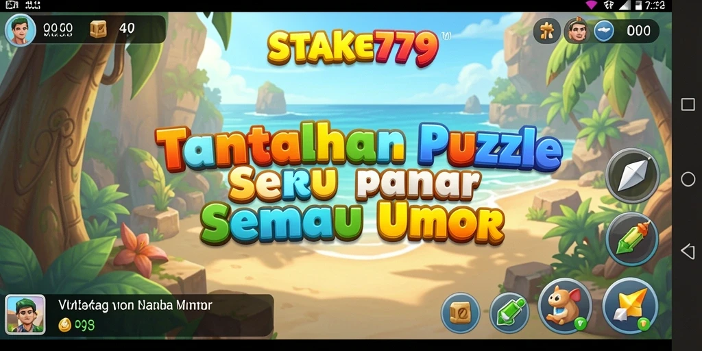 Tampilan permainan puzzle STAKE779 yang menantang dan menarik.