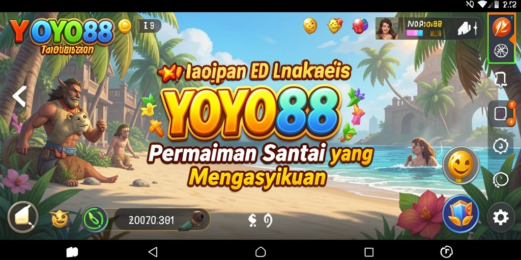 Screenshot gameplay dari YOYO88 yang menampilkan keseruan permainan casual.