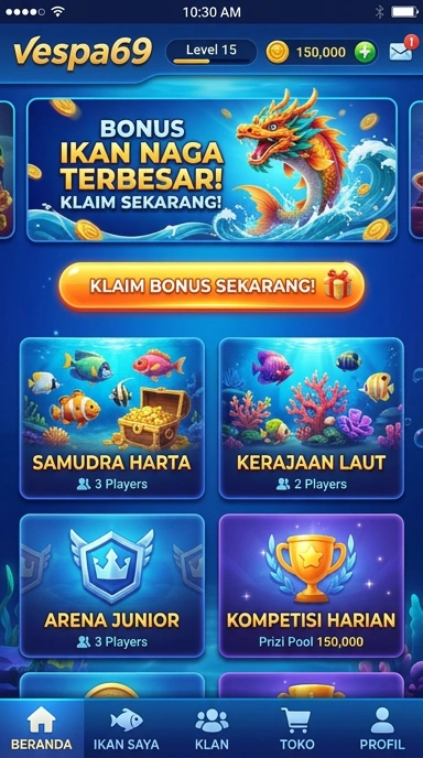 Fitur kategori aplikasi di vespa69 untuk pencarian cepat.